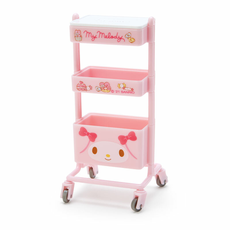 My Melody Miniature set of 3 (LED Room Light, Kitchen Wagon, Table