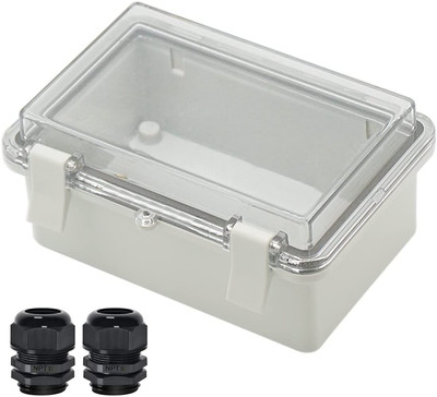 Junction Box ABS Plastic Dustproof Waterproof IP65 Electrical Boxes Hinged Shell