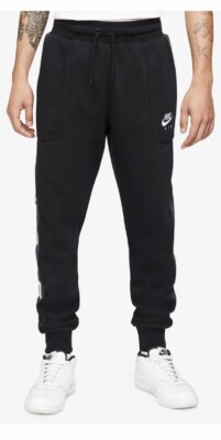 Nike Air Sportswear Fleece Joggers Pants Men's XL Black DC4317-011