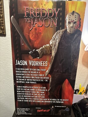 Freddy Vs Jason 19 INCH JASON VOORHEES FIGURE NECA 2004 | eBay