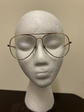 Vintage Luxottica Challenger Gold Electroplate Eyeglasses 56-13 135 Italy