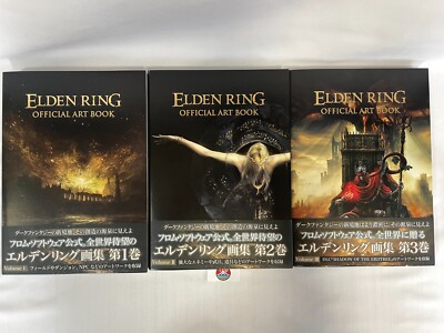 ELDEN RING OFFICIAL ART BOOK Volume I II III Set of 3