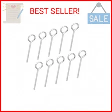 Vkinman 10Pcs 1/8 inch Allen Wrench Keychain Standard Hex Dogging Key w/Full Loo