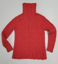 Vintage Saks Fifth Avenue Cashmere Collection Women's Cable Knit Sweater RARE