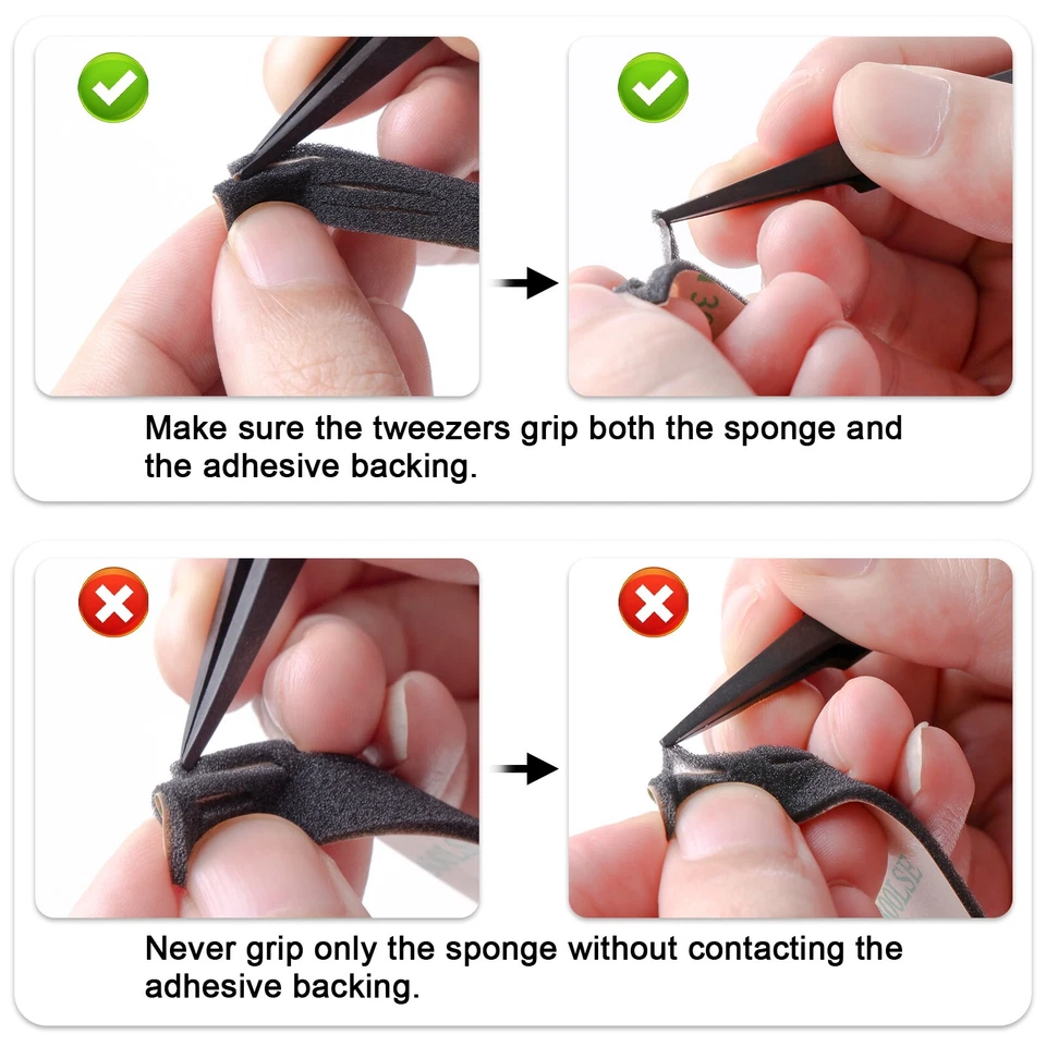 10x20cm Self Adhesive Film Camera Back Repair Light Proof Seal Foam Sponge Sheet - Image 4 of 4