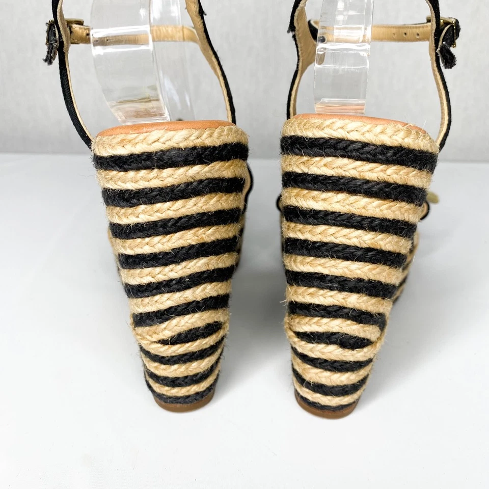 Kate Spade New York 女式 Lainey Espadrilles 鞋跟黑色扣花 9.5 — 第 2/4 张图片