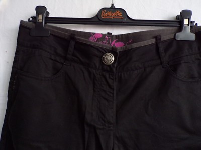 Pantacourt Noir Cop Copine Taille 38 - Corsaire Femme Bon état Occasion
