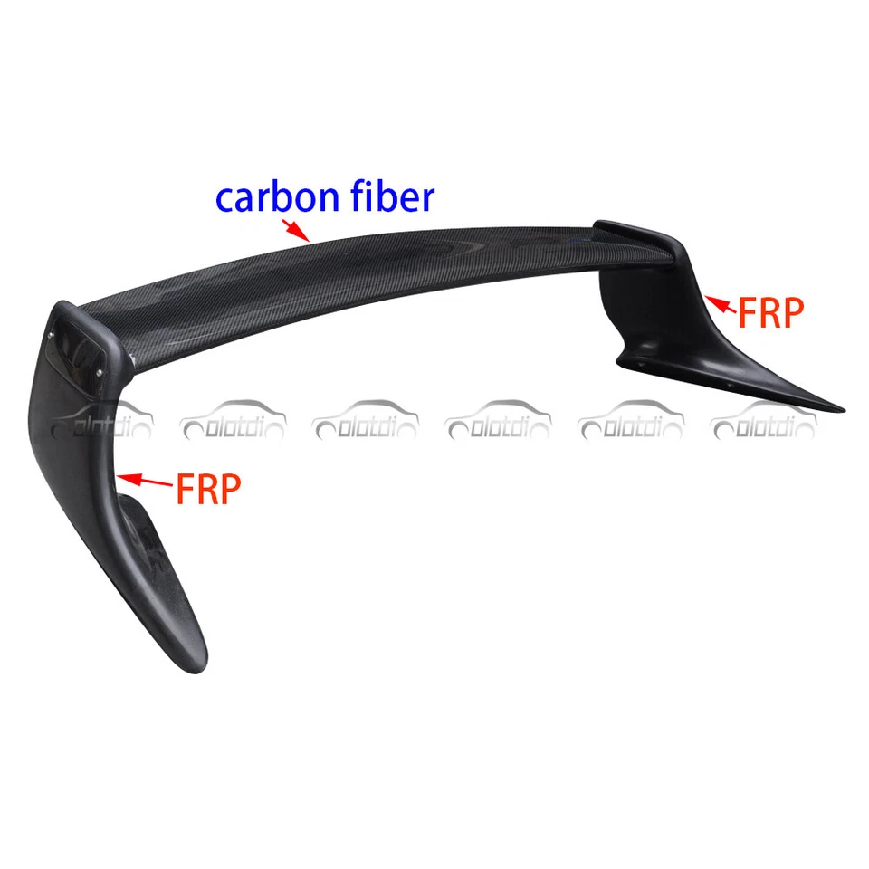 Carbon Fiber & FRP Rear Trunk Spoiler Wing For Toyota Supra MK4 A80 J-DM 1993-98 Foto 2 de 4