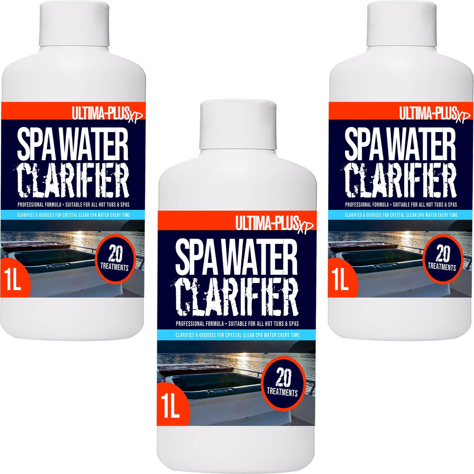 Ultima Hot Tub Spa Water Clarifier Clears Cloudy Dull Looking Water Clarify 3L