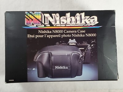 Nishika N8000 3D 35mm Film Camera Twin Light Flash With Case