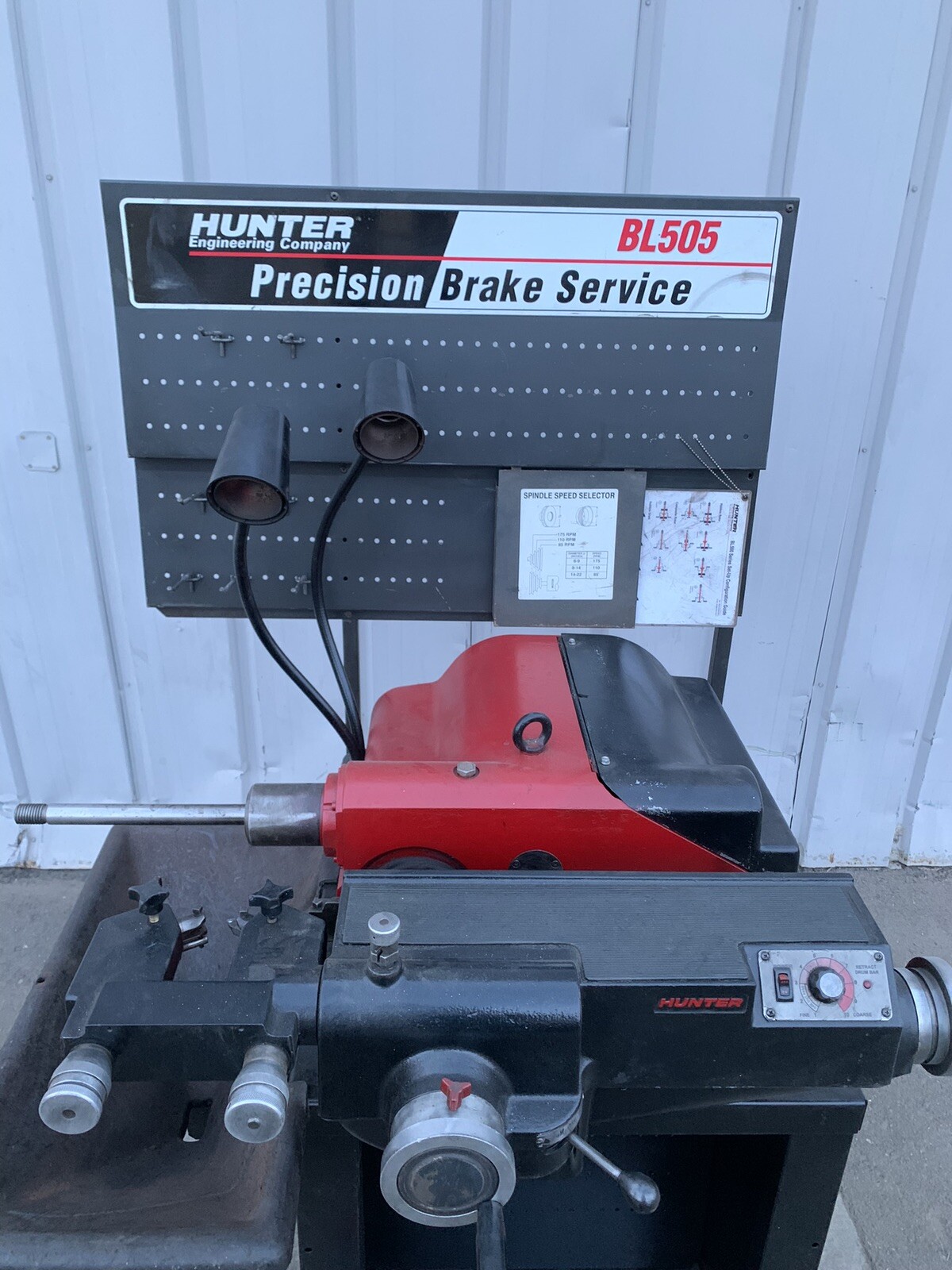 Hunter Engineering BL505 Brake Lathe W/ Some Misc. Tooling (working) eBay