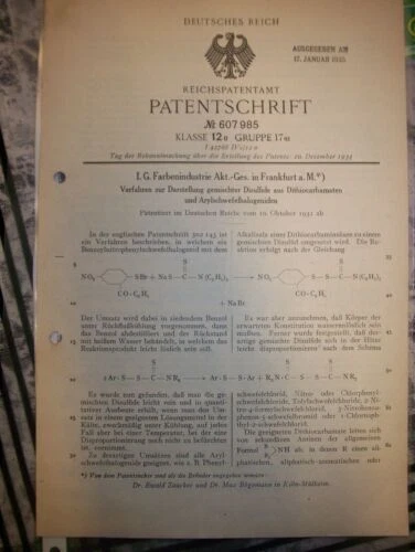 Patente/Patentschriften für Sammler
