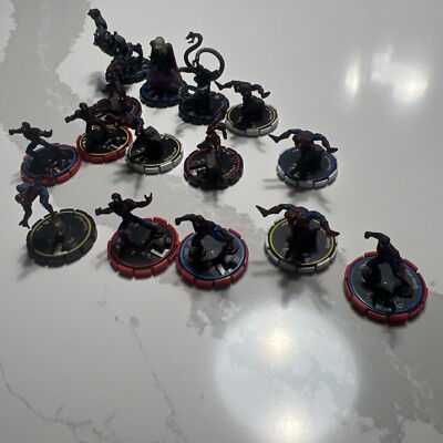 Marvel Hero Clix- WizKids,LLC.Collectible Spidermans And Villains