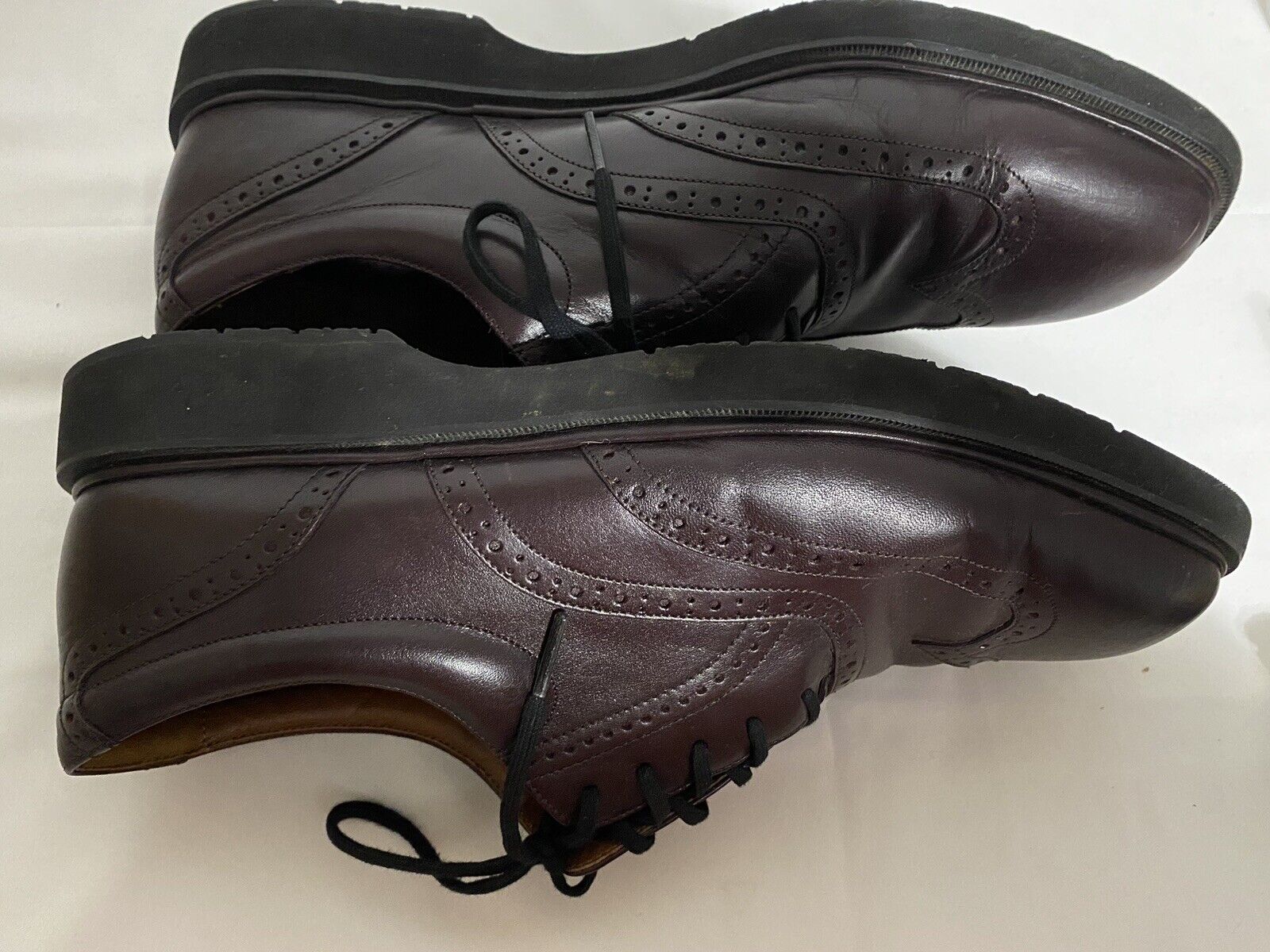 Rockport Dressport Mens Shoes Size 12 Burgundy Le… - image 6