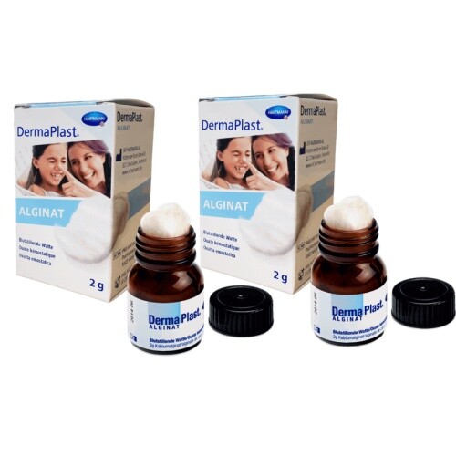 Dermaplast Alginat Blutstillende Watte 2 Stück
