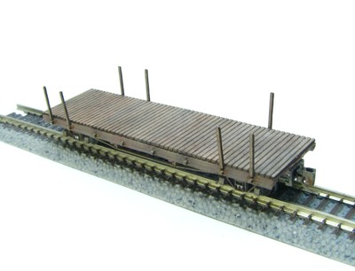 Nn3 Scale 30 Ft. Flat Car Kit by Showcase Miniatures (5007)