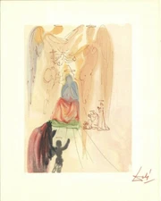 SALVADOR DALI DANTE DIVINA COMEDY PARADISE TABLE 23 THE GARDEN OF CHRISTOV