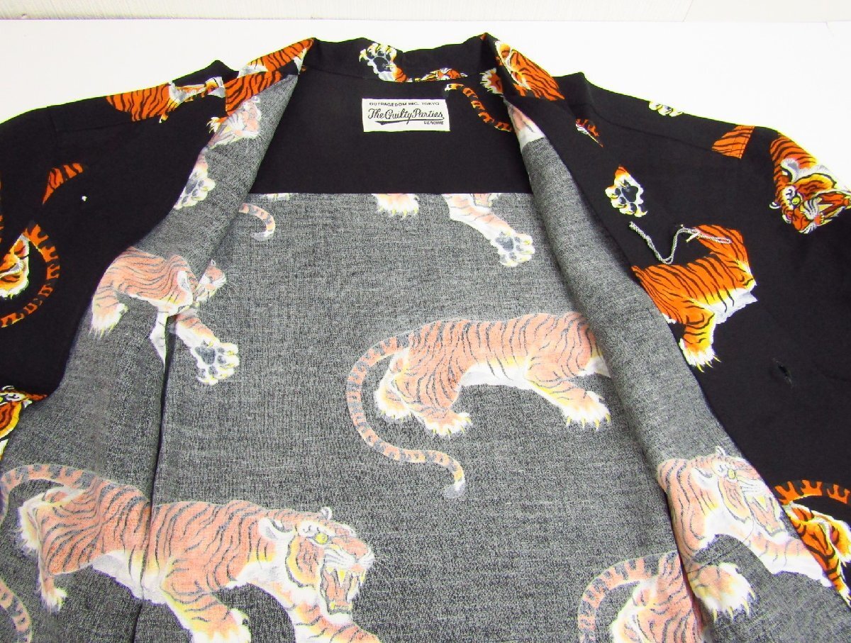 WACKO MARIA × TIM LEHI SHORT SLEEVE HAWAIIAN TIGER XL WACKO MARIA × TIM LEHI SHORT SLEEVE HAWAIIAN TIGER XL