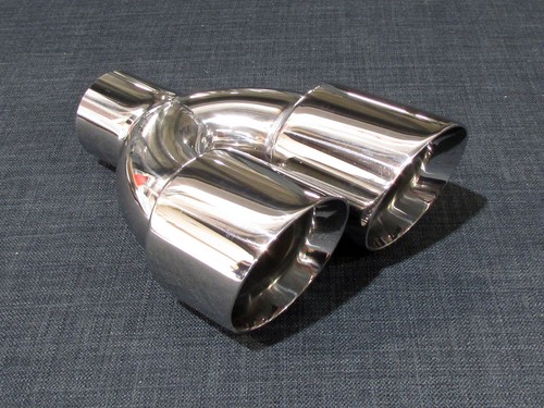 Audi S5 4.2 V8 Rear silencer delete pipes with 3.5" twin Tailpipe A - Picture 5 of 6