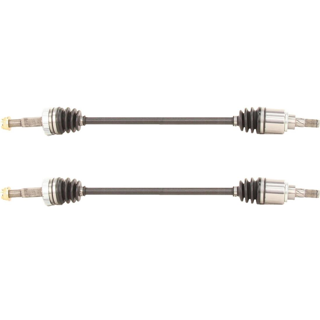 TrakMotive Pair Set of 2 Rear CV Axle Shafts For Nissan Rogue Select