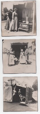 3 Original Candid 1906 San Francisco Earthquake Photos of Makeshift Dwelling