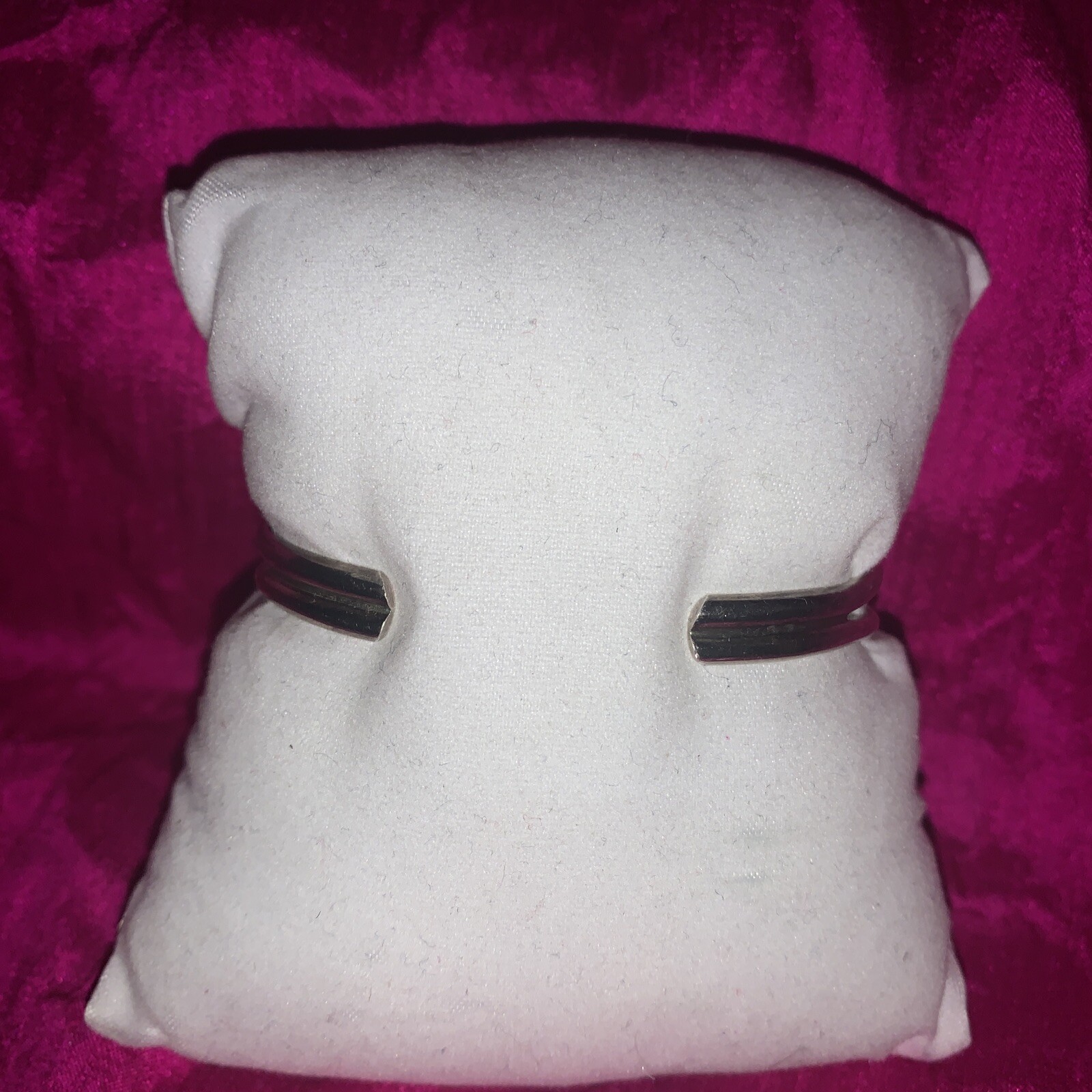 Sterling silver leaf cuff  bracelet - image 2