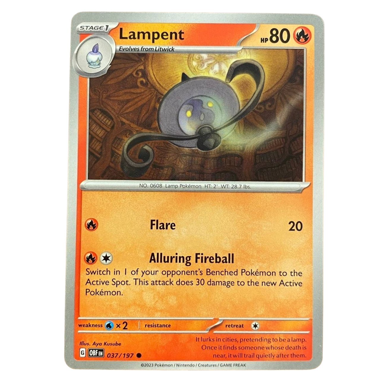 lampent pokemon card value Shop [Traditional Chinese] Lampent / 燈火幽靈 101/086 AR SV11BF – TCGHOBBY