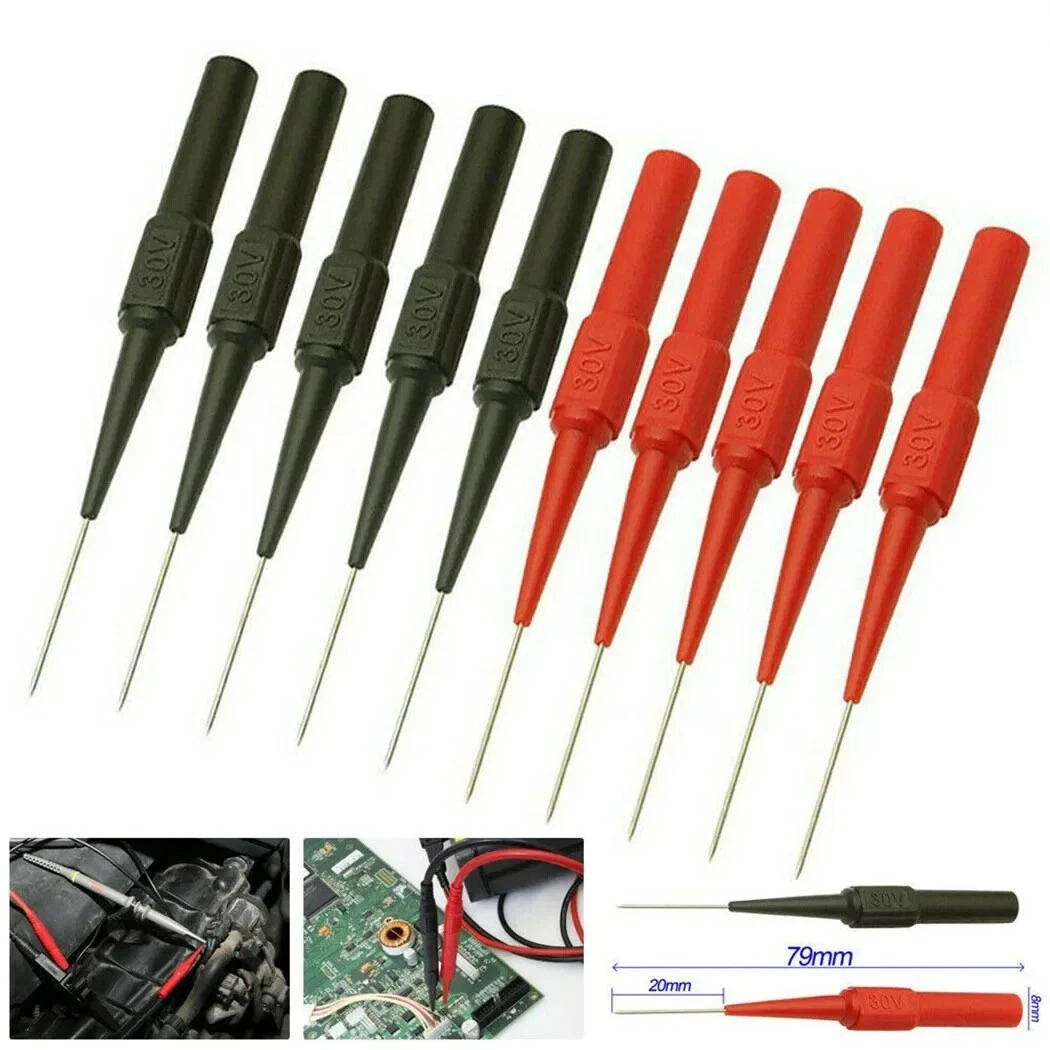 CYUaoao 0,7mm Sonda Di Prova Per Tester In Acciaio Inox 8Pz Sonde