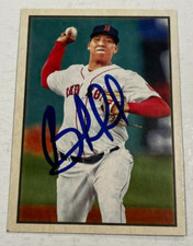 BRYAN MATA SIGNED 2019 BOWMAN HERITAGE BASEBALL CARD AUTO