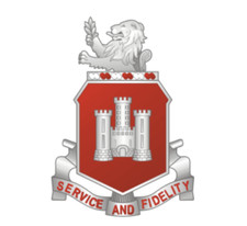 4" 113th engineer battalion dui army bumper sticker decal usa made