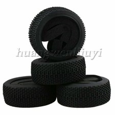 4PCS RC 1/8 Buggy Off-road Car Chequered Pattern Rubber Tires Tyre 112x43mm