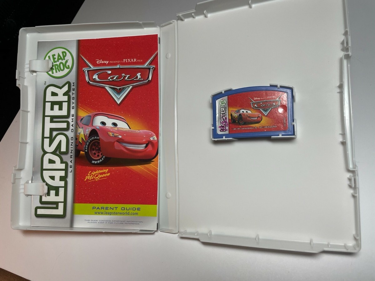 LeapFrog Leapster Cars Lightning McQueen Used with Case