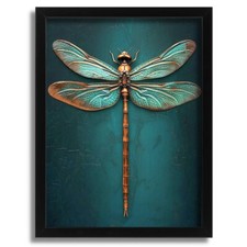 Dainty Dragonfly Wall Art Print Dragonfly Print Painting Poster Art Picture
