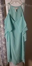 BCBGeneration Sz Small Green Spaghetti Strap Dress