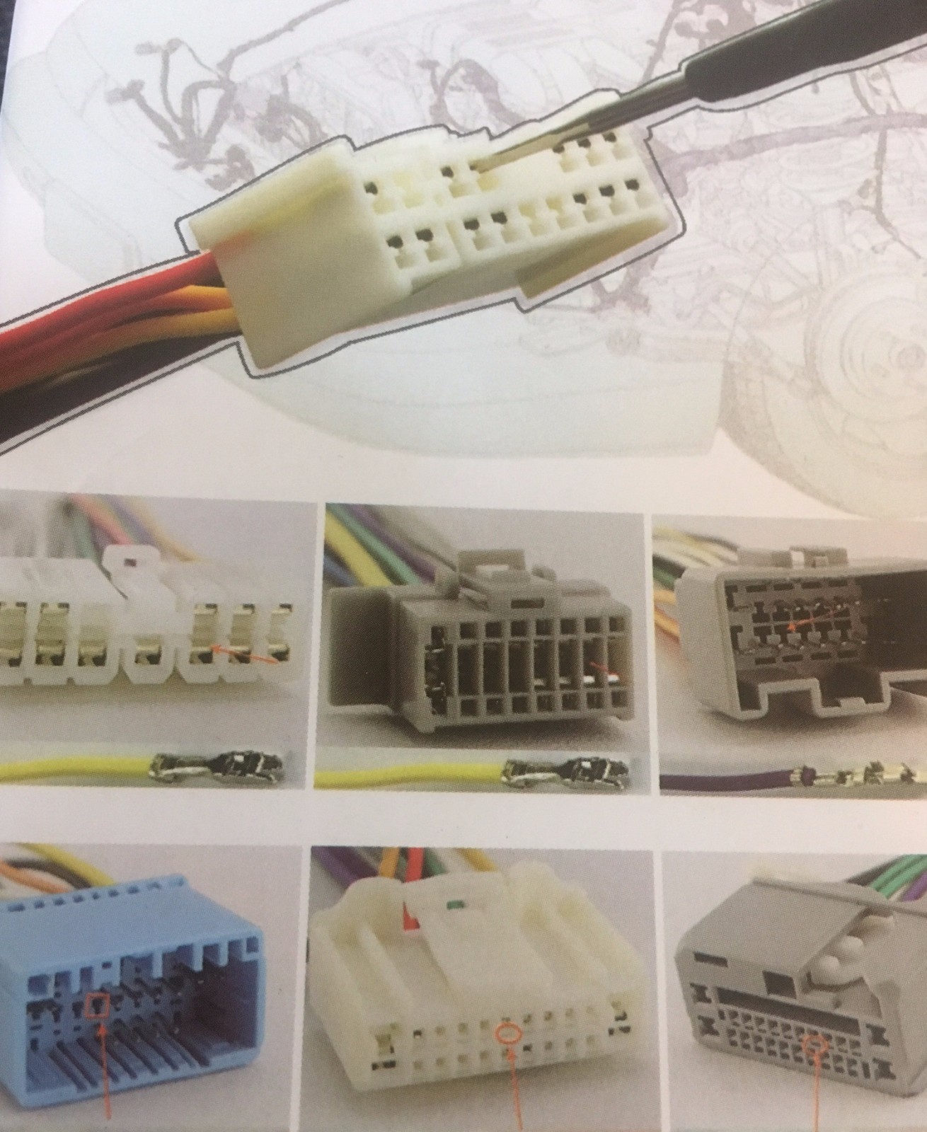 Auto SET 5 Pin Boxed Wire Harness Removal Tool connector Extractor Car