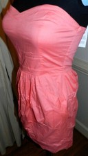 Dress Coral Mini ASOS Pencil Misses size 4US/8UK New