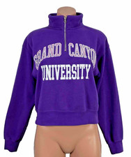 Grand Canyon University Purple Long Sleeve Sweatshirt Women  s Small Embroidered