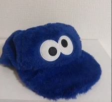 USJ sesame street Cookie Monster Fluffy Hat cap
