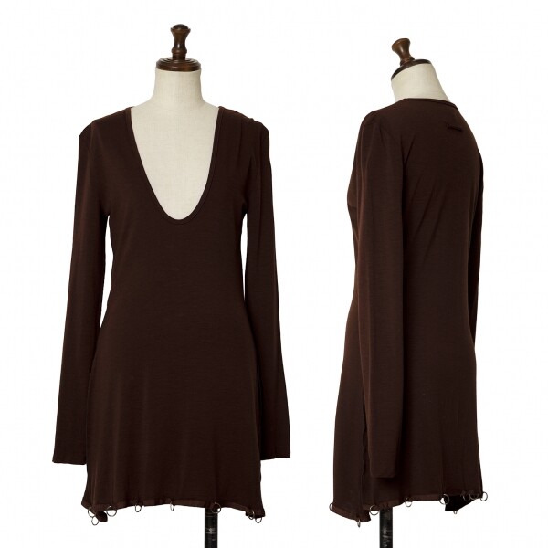 トップス JeanPaulGaultier FEMME Jean-Paul GAULTIER FEMME See Through Chiffon Long Sleeve