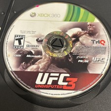 UFC Undisputed 3 (Microsoft Xbox 360, 2012) Disc Only
