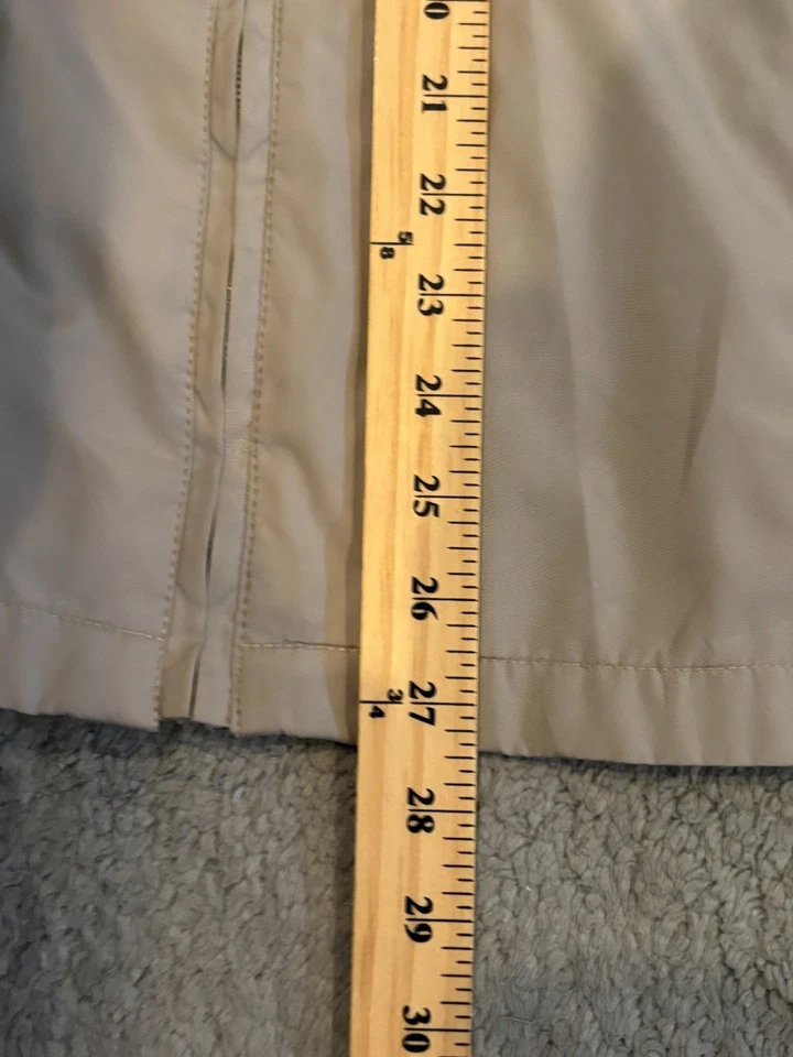 Ping Jacket Mens Large Beige Golf Windbreaker Full Zip Lined Collared Light - Image 4 of 4