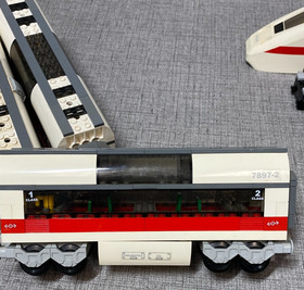 Lego City 7897 Train With Instructions Figures & Extra Trains See Description