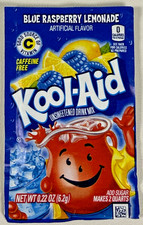 Kool-Aid Blue Raspberry Lemonade Soft Drink Mix Caffeine Free