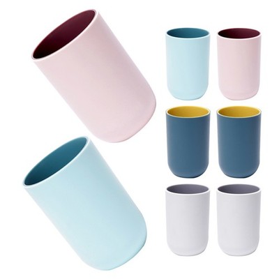8 Pcs Bathroom Tumbler Cup Travel Toothbrush Creative Mouthwash Cups