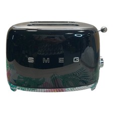 SMEG TSF01BLEU 2-Schlitz-Toaster Schwarz 50's Style