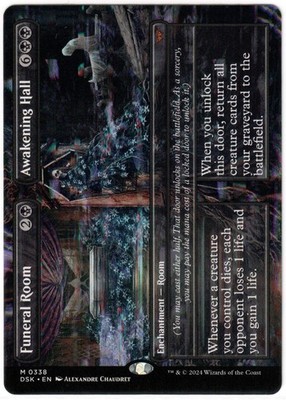 Magic the Gathering - Funeral Room // Awakening Hall Borderless - Duskmourn - NM