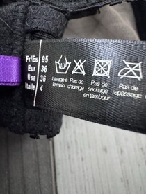 Maison Close Black Lace Underwire Longline Bra 36B/ FR 95B