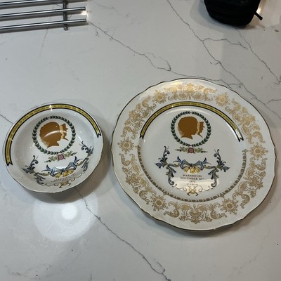 HRH Prinzessin Anne Hochzeit Gedenkteller 1973 - verpackt - Fine Bone China 