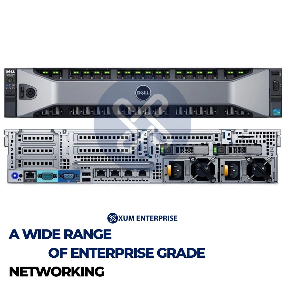 Dell R730xd 24SFF+2SFF H730 mini X540 2x10GB/2x1GB RJ45 Server NO CPU, RAM, HDD - Image 2 of 4