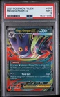 2025 POKEMON PFL EN-PHANTASMAL FLAMES #056 MEGA GENGAR EX PSA 9